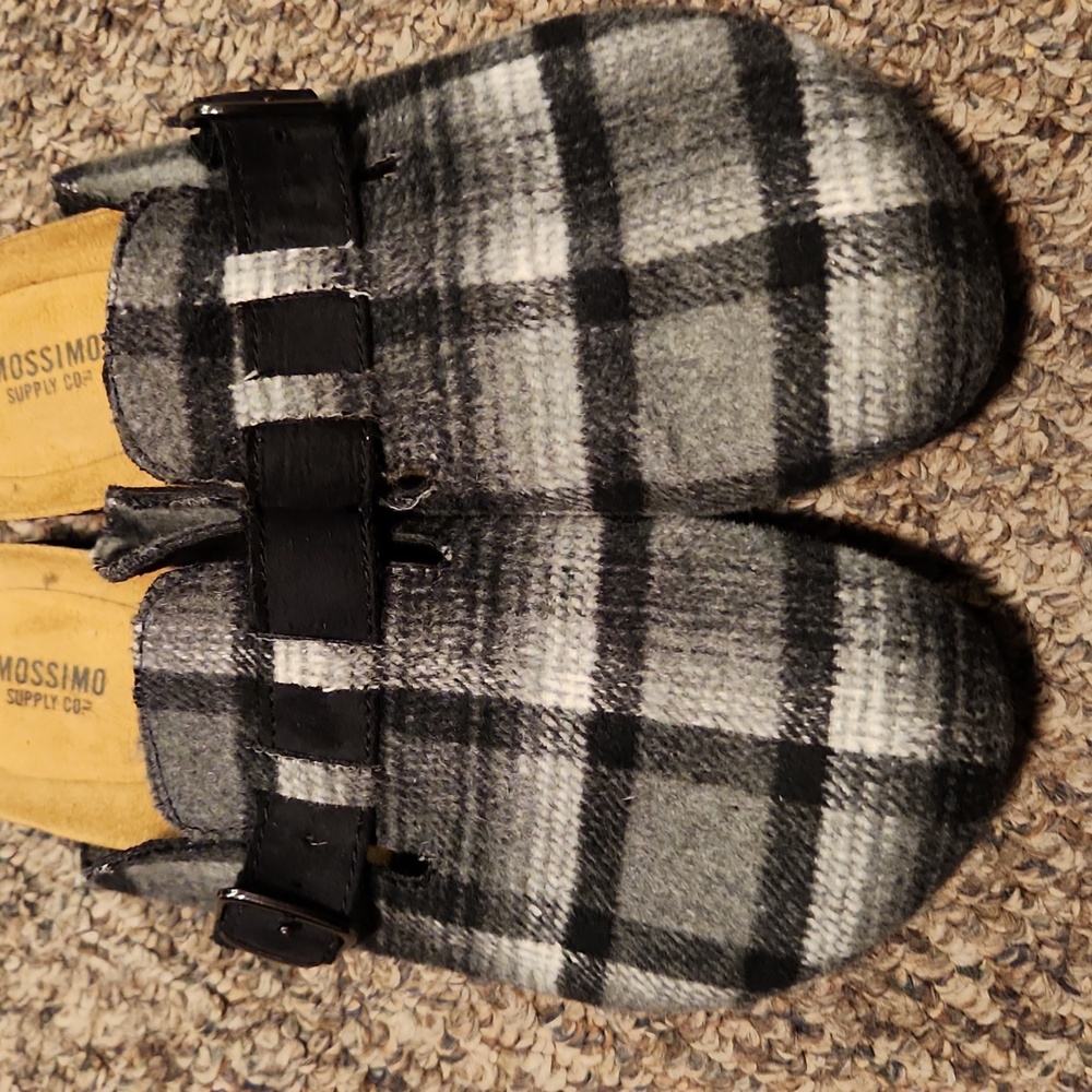 Mossimo Supply Co. Plaid Clogs Size 10 - Picture 6 of 6